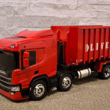 Miniatura Scania Quarto Eixo + Rollon OFF Grimaldi. Escala: 1/32 - Personalizável