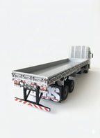 Miniatura Mercedes-Benz Atego 2433 Carroceria Prata (Escala 1/24)