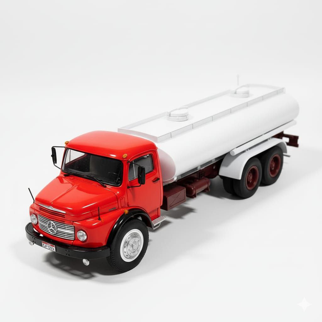 Mercedes-Benz L-1113 Tanque (Caminhão Pipa) - Escala 1/24