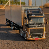 Miniatura Volvo FH com Rodotrem Baú Randon (Escala 1/24)